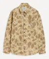 Carhartt Work In Progress Camo Duck Cotton Canvas Button-up Shirt