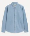 Carhartt Wip Mens Madison Cord Shirt In Wasser