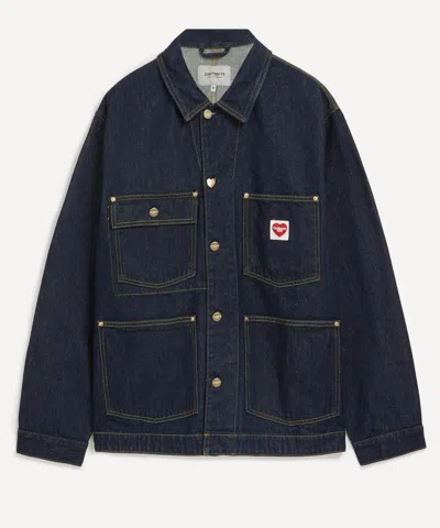Carhartt Wip Mens Nash Denim Jacket In Blue
