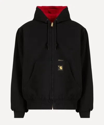 Carhartt Wip Mens Og Active Canvas Jacket 50th Anniversary Edition In Black