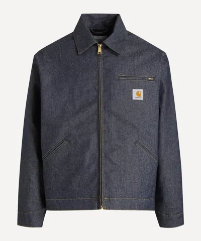 Carhartt Wip Mens Og Detroit Rigid Blue Jacket
