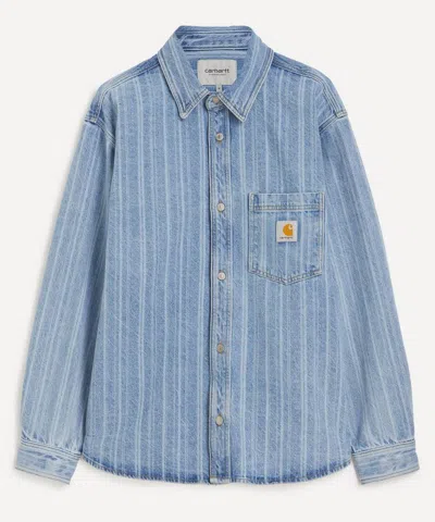 CARHARTT CARHARTT WIP MENS RYLAN STRIPED SHIRT JACKET