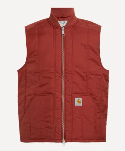 Carhartt Wip Mens Vermillion Lachlan Vest Liner