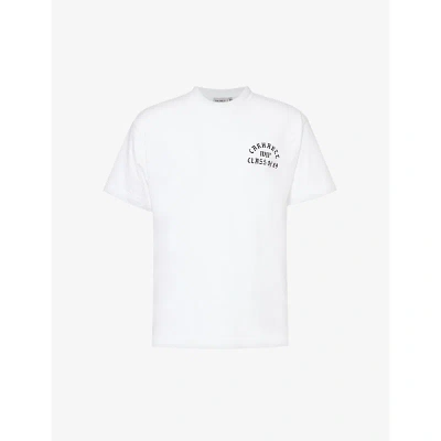 Carhartt Wip Mens White Black Class Of 89 Graphic-print Organic Cotton-jersey T-shirt