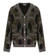 Carhartt Wip Merton Camo Duck Grey Cardigan In Gray