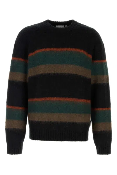 Carhartt Wip Merton Embroidered Acrylic-blend Sweater In Multi
