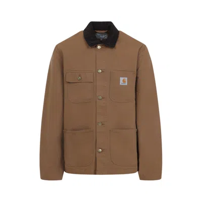 Carhartt Wip Michigan Coat In Brown