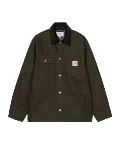 Carhartt Wip Michigan Coat In Green