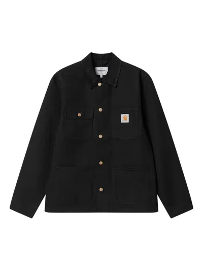 Carhartt Wip Michigan Cotton Jacket In Black