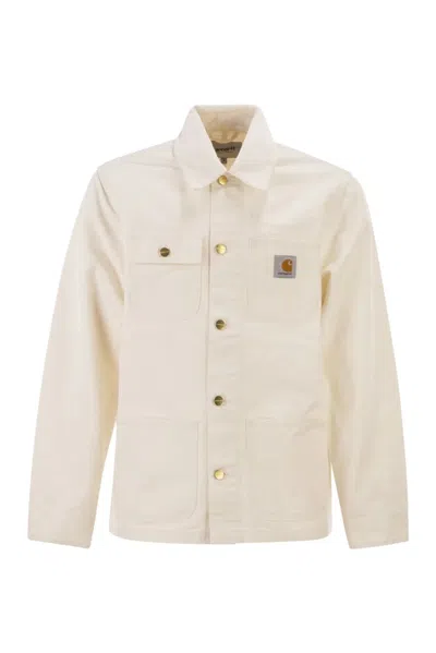 Carhartt Wip Michigan - Cotton Jacket In White