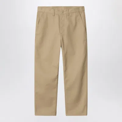Carhartt Wip Midland Single Knee Pant Leather-colour In Neutral