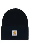 Carhartt Wip Midnight Blue Acrylic Watch Hat In Black