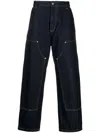 Carhartt Wip "nash Double Knee" Pant Clothing In Blue