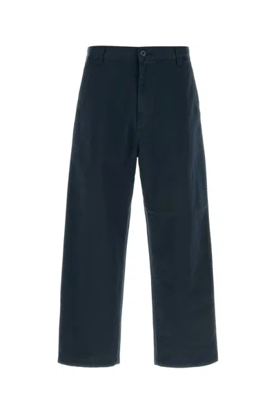 Carhartt Wip Navy Blue Cotton Brady Pant
