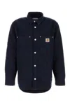 Carhartt Walter Button-fastening Overshirt In Blue
