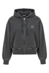 Carhartt Hooded Knitwear With Drawstring And Pockets In Black