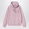 Carhartt Nelson Hoodie Sweatshirt Hortensia In Pink