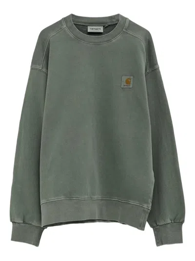 Carhartt Cotton Nelson Sweatshirt In Green
