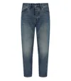 Carhartt Wip Newel Used Blue Jeans In Blue