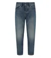 Carhartt Wip Newel Used Blue Jeans In Blue