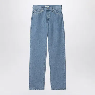 CARHARTT CARHARTT WIP  NOXON BLUE DENIM PANTS