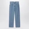 Carhartt Wip Noxon Blue Denim Pants In Multi