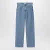Carhartt Wip Noxon Blue Denim Pants In Blue