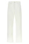 Carhartt Logo-patch Cotton Jeans In White