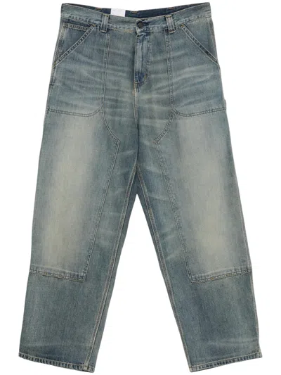 Carhartt Wip Oakland Panelled Jeans In Gray