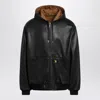 Carhartt Wip Og Active Jacket 50th Anniversary Edition Leather In Black