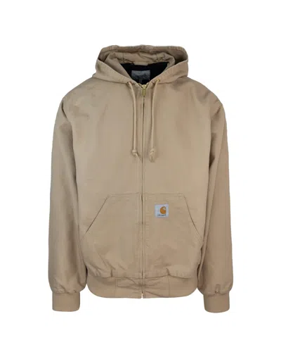 Carhartt Wip Og Active Jacket Beige In Brown