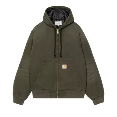Pre-owned Carhartt Wip Og Active Jacket 'olive (stone Canvas)' | Green | Men's Size Xxl