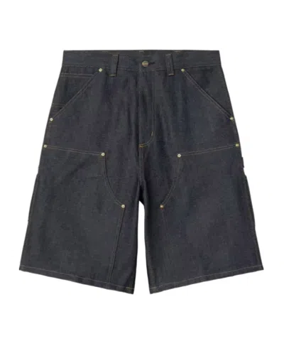Carhartt Wip Og Aden Double Knee Shorts In Black
