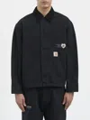 Carhartt Work In Progress Og Arcan Graphic Organic Cotton Canvas Jacket In Black