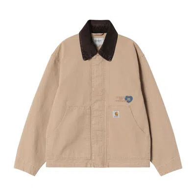 Pre-owned Carhartt Wip Og Arcan Graphic Jacket 'dusty Hamilton Brown/tobacco' | Men's Size S