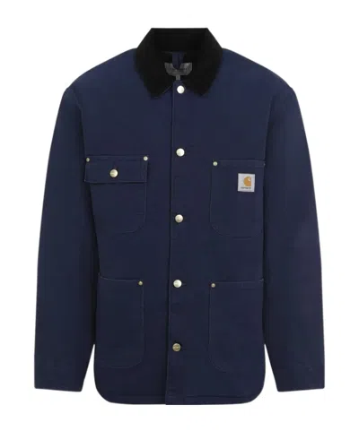 Carhartt Wip Og Chore Coat In Black