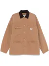 Carhartt Long-sleeved Casual Jacket In Brown