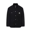 Carhartt Wip Structured Organic Cotton Casual Jacket In Black