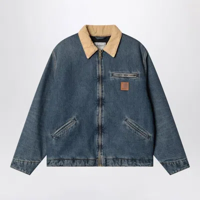 Carhartt Wip Og Detroit Blue Jacket In Denim