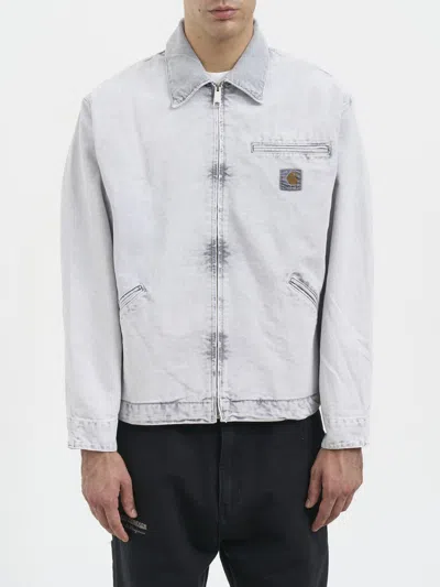 Carhartt Wip Og Detroit Dearborn Canvas Jacket In Blue