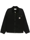 Carhartt Solid Color Rainer Lightweight Jacket With Breast Pocket In Black