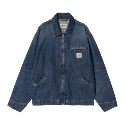 Pre-owned Carhartt Wip Og Detroit Jacket 'blue' | Men's Size Xl