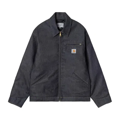 Pre-owned Carhartt Wip Og Detroit Jacket 'blue (rigid)' | Men's Size Xl