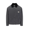 Carhartt Detroit Utility Jacket Front Pocket In Gray