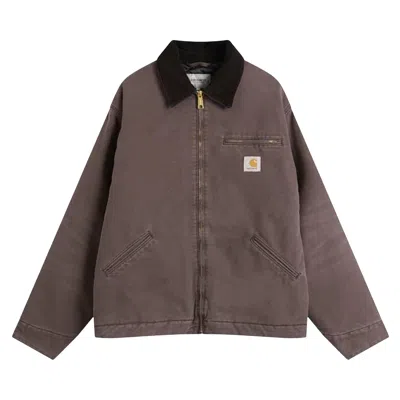 Pre-owned Carhartt Wip Og Detroit Jacket 'tobacco/black' | Men's Size L