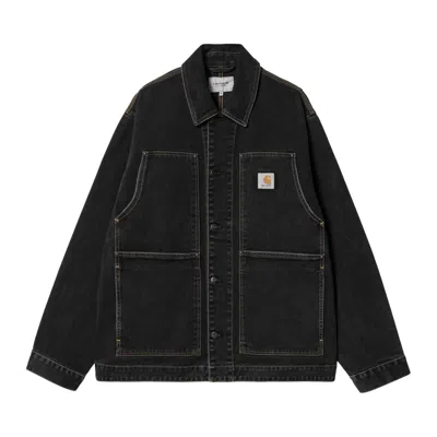 Pre-owned Carhartt Wip Og Double Front Jacket 'black' | Men's Size L