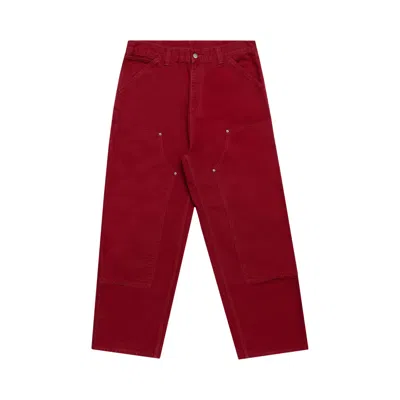 Pre-owned Carhartt Wip Og Double Knee Pant 'scarlet' | Red | Men's Size M