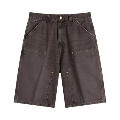 Pre-owned Carhartt Wip Og Double Knee Short 'tobacco (destroy Wash)' | Brown | Men's Size M