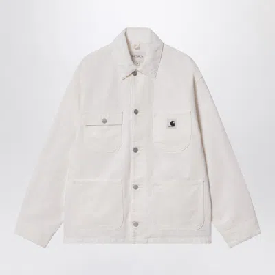 Carhartt Wip Og Michigan Coat Summer In Wax Color Women In White