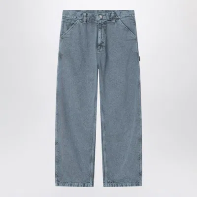 Carhartt Single Knee Straight Leg Pant With Pockets In Blue